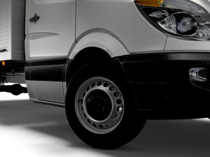 Dodge Sprinter Single Cab Tipper Toolpod 2009 3Dモデル