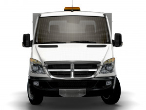 Dodge Sprinter Single Cab Tipper Toolpod 2009 3Dモデル