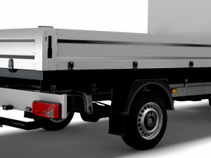 Dodge Sprinter Single Cab Tipper Toolpod 2009 3Dモデル