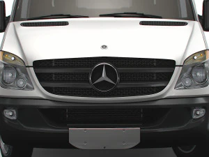 Mercedes Benz Sprinter Single Cab Tipper Toolpod 2008 3D Model