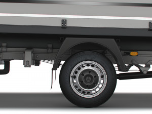 Mercedes Benz Sprinter Single Cab Tipper Toolpod 2008 Modèle 3D