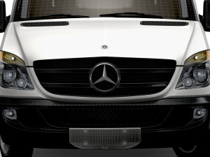 Mercedes Benz Sprinter Single Cab Tipper Toolpod 2008 Modèle 3D