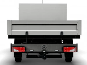Mercedes Benz Sprinter Single Cab Tipper Toolpod 2008 3D Model
