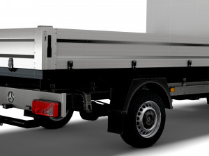 Mercedes Benz Sprinter Single Cab Tipper Toolpod 2008 Modèle 3D