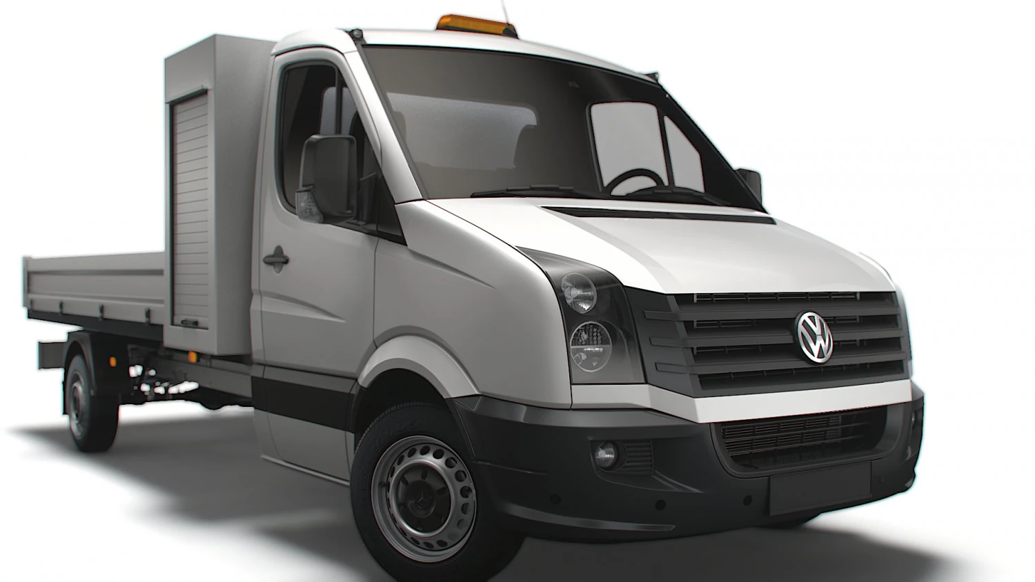 Volkswagen Crafter Single Cab Tipper Toolpod 2016 3D Model .c4d .max .obj .3ds .fbx .stl .blend