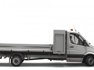 Volkswagen Crafter Single Cab Tipper Toolpod 2016 3D Model