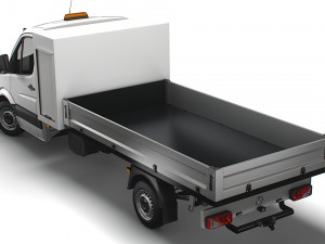Volkswagen Crafter Single Cab Tipper Toolpod 2016 3D 모델