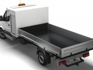 Volkswagen Crafter Single Cab Tipper Toolpod 2016 3D Model