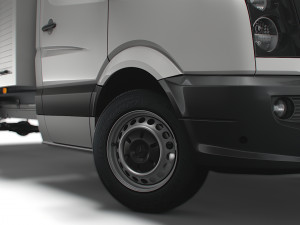 Volkswagen Crafter Single Cab Tipper Toolpod 2016 3D 모델