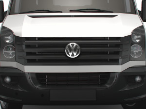 Volkswagen Crafter Single Cab Tipper Toolpod 2016 3D 모델