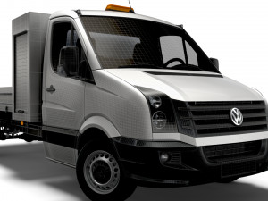 Volkswagen Crafter Single Cab Tipper Toolpod 2016 3D 모델