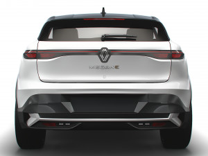 Renault Megane E Tech Techno pack 2023 3Dモデル