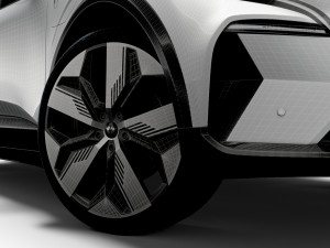 Renault Megane E Tech Techno pack 2023 3Dモデル