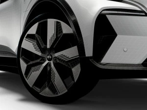Renault Megane E Tech Techno pack 2023 3D Model
