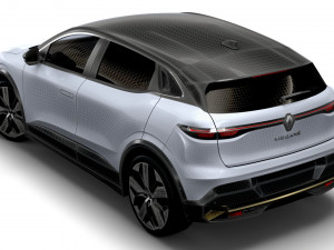 Renault Megane E Tech Iconic 2023 3Dモデル