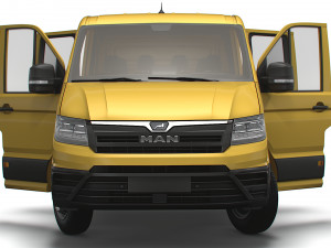 MAN TGE Chassis DoubleCab L3 HQInterior 2023 3D Model