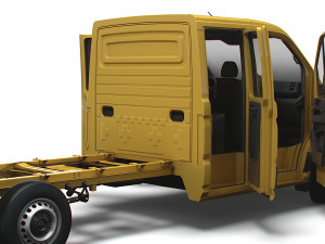 MAN TGE Chassis DoubleCab L3 HQInterior 2023 3D Model