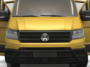 VW Crafter Chassis DoubleCab L3 HQInterior 2023 Model 3D