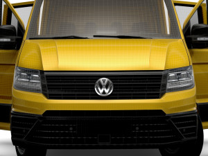 VW Crafter Chassis DoubleCab L3 HQInterior 2023 Model 3D