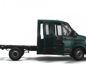 MAN TGE Chassis DoubleCab L1 HQInterior 2023 3D Model
