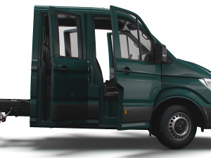 MAN TGE Chassis DoubleCab L1 HQInterior 2023 3D मॉडल