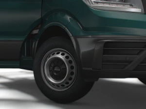 MAN TGE Chassis DoubleCab L1 HQInterior 2023 3D Model