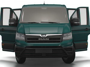 MAN TGE Chassis DoubleCab L1 HQInterior 2023 3D मॉडल