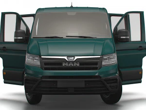 MAN TGE Chassis DoubleCab L1 HQInterior 2023 3D Model