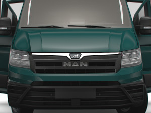 MAN TGE Chassis DoubleCab L1 HQInterior 2023 3D मॉडल