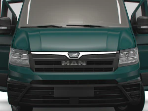 MAN TGE Chassis DoubleCab L1 HQInterior 2023 3D Model