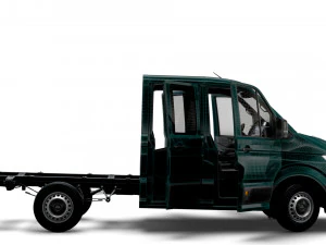 MAN TGE Chassis DoubleCab L1 HQInterior 2023 3D Model