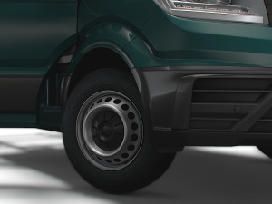 VW Crafter Chassis DoubleCab L1 HQInterior 2023 3D Модель
