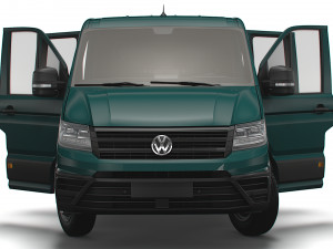 VW Crafter Chassis DoubleCab L1 HQInterior 2023 3D Модель
