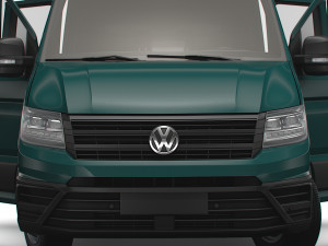 VW Crafter Chassis DoubleCab L1 HQInterior 2023 3D Модель