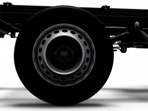 VW Crafter Chassis DoubleCab L1 HQInterior 2023 3D Модель