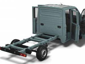 MAN TGE Chassis DoubleCab L2 HQInterior 2023 Modèle 3D