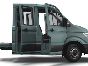 MAN TGE Chassis DoubleCab L2 HQInterior 2023 Modèle 3D