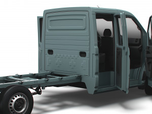 MAN TGE Chassis DoubleCab L2 HQInterior 2023 Modèle 3D