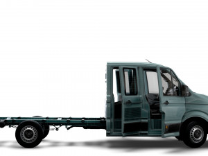 MAN TGE Chassis DoubleCab L2 HQInterior 2023 Modèle 3D