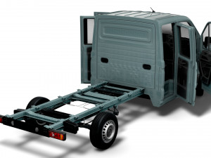 MAN TGE Chassis DoubleCab L2 HQInterior 2023 Modèle 3D