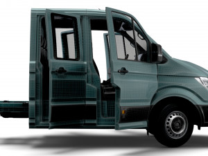 MAN TGE Chassis DoubleCab L2 HQInterior 2023 Modèle 3D