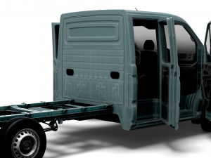 MAN TGE Chassis DoubleCab L2 HQInterior 2023 Modèle 3D