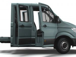 VW Crafter Chassis DoubleCab L2 HQInterior 2023 3D Модель