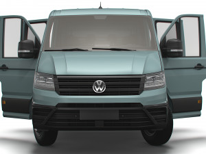 VW Crafter Chassis DoubleCab L2 HQInterior 2023 3D Модель