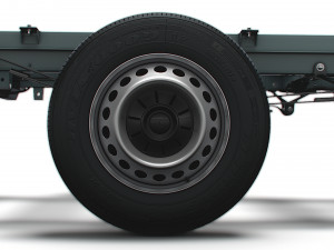 VW Crafter Chassis DoubleCab L2 HQInterior 2023 3D Модель