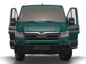 MAN TGE Chassis SingleCab L1 HQInterior 2023 3D Model
