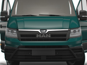 MAN TGE Chassis SingleCab L1 HQInterior 2023 3Dモデル