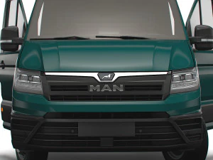 MAN TGE Chassis SingleCab L1 HQInterior 2023 3D Model