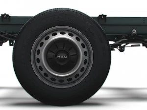 MAN TGE Chassis SingleCab L1 HQInterior 2023 3D Model