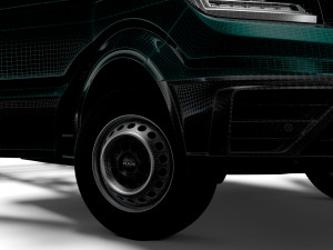 MAN TGE Chassis SingleCab L1 HQInterior 2023 3Dモデル